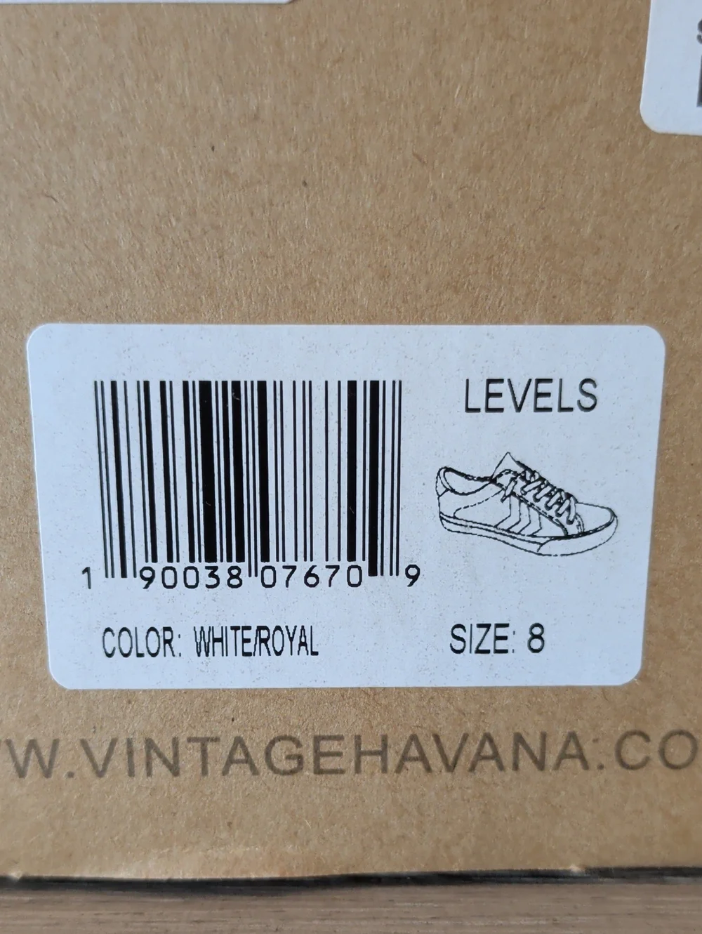Vintage Havana NIB 8 Sneakers Blue/Wht